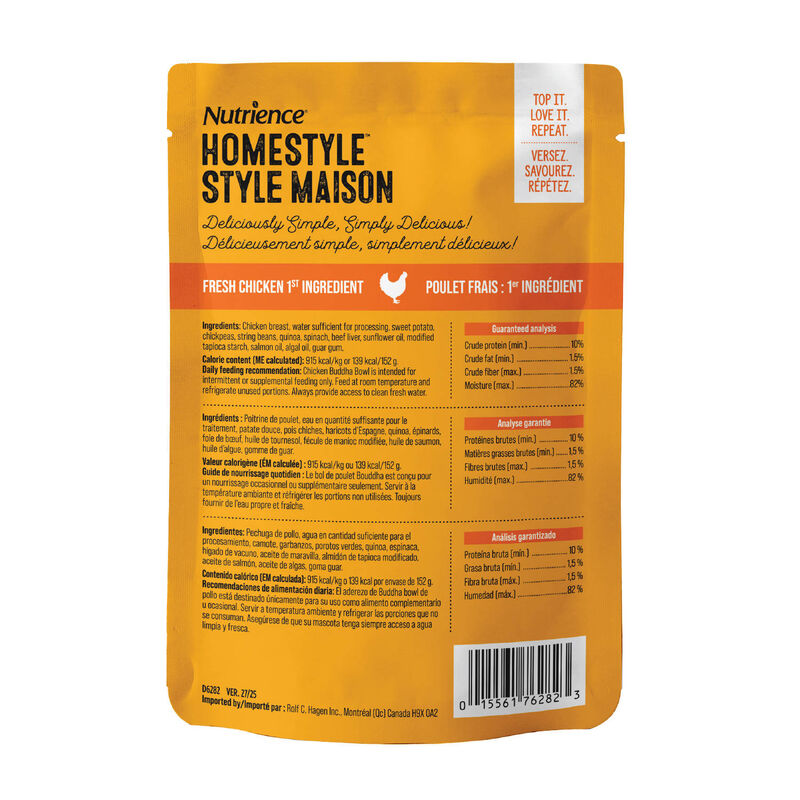 Nutrience, Homestyle Topper Chicken Buddha Bowl &ndash; Dog Wet Food image number null