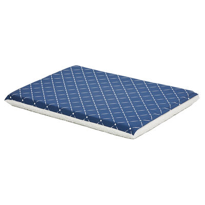 MidWest, Quiet Time Couture - Paxton Reversible Pad - Blue/Fleece