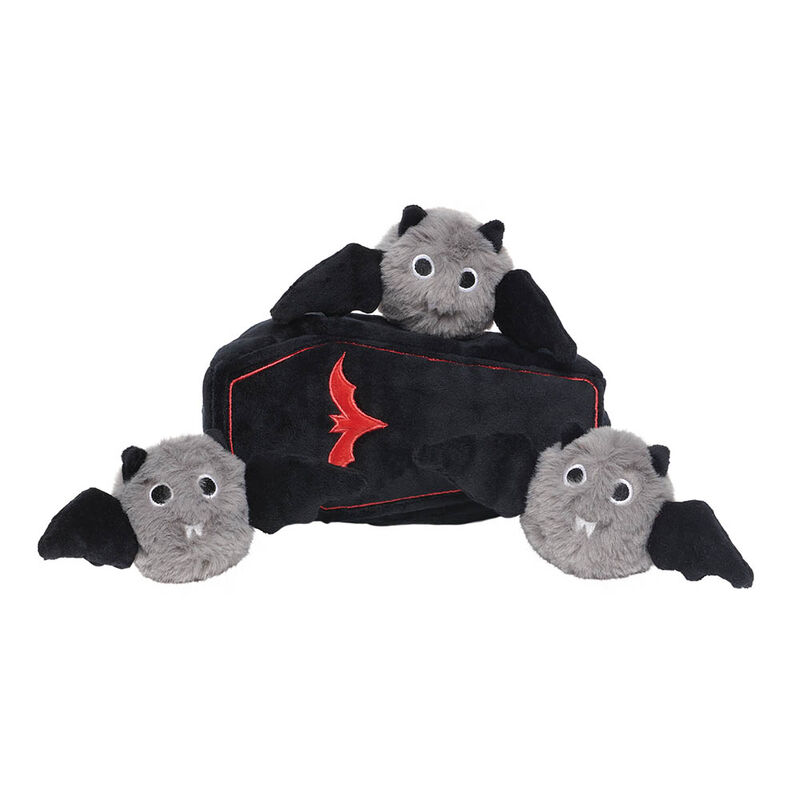 Hotel Doggy, Burrow Coffin Toy - 4 pc - Plush Dog Toy image number null