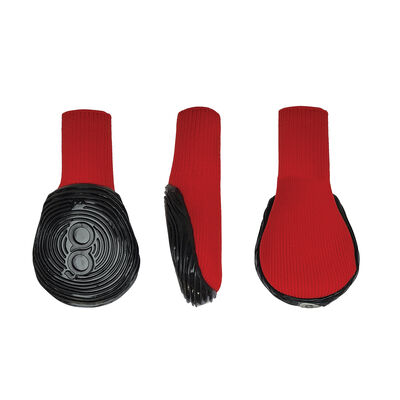 Goo-eez,  Dog Boots - Red/Black - 2 pack