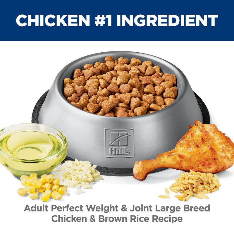 Science Diet, Large Breed Perfect Weight & Joint Support Chicken Recipe - Dry Dog Food image number null