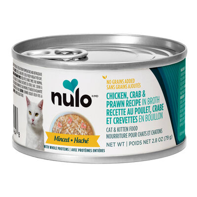Nulo, Minced Chicken Crab & Prawn in Broth - Cat Wet Food