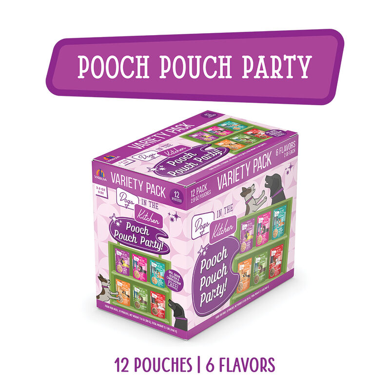 Weruva, Can,Adult - Pooch Party Pack - 80 g - 12 pk - Minced - Wet Dog Food image number null