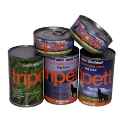 Tripett, Canned Dog Food, Green Beef Tripe