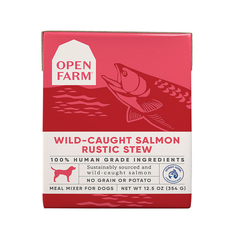 Open Farm, Wild Caught Salmon Rustic Stew Dog Wet Food - 354 ml - Wet Dog Food image number null