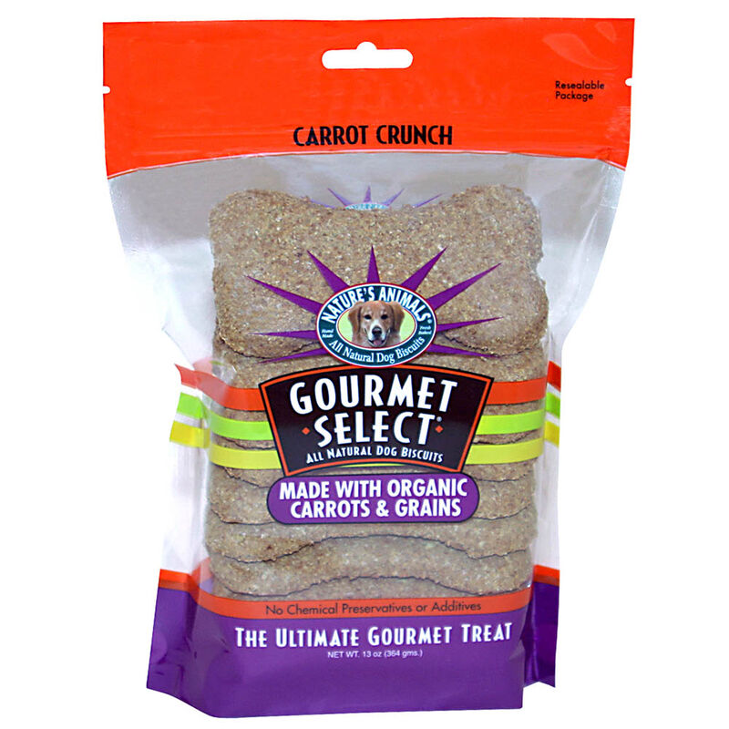 Nature's Animals, Gourmet Carrot Crunch - Biscuits - 13 oz image number null