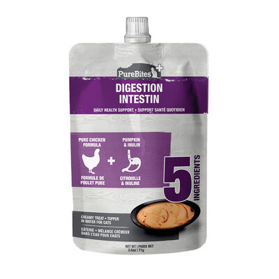 PureBites, Feline Plus Squeezables - Gut & Digestion - 71 g - Cat Supplement