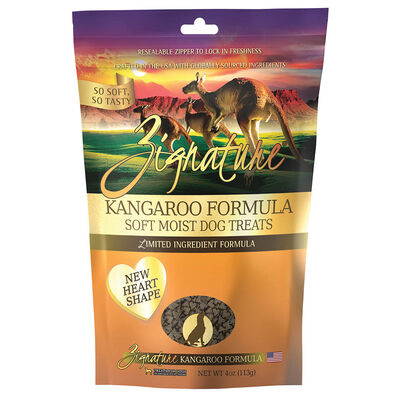 Zignature, Soft Moist Treats - Limited Ingredient - Grain Free - Kangaroo - 113 g
