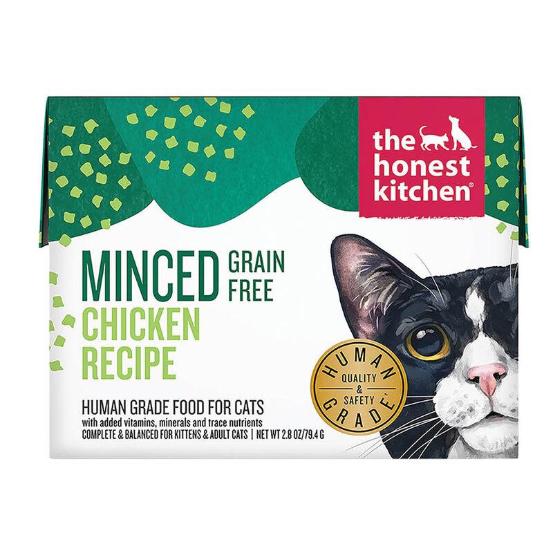 The Honest Kitchen, Feline Adult - Grain Free Minced Chicken in Bone Broth Gravy - 79.4 g - Wet Cat image number null