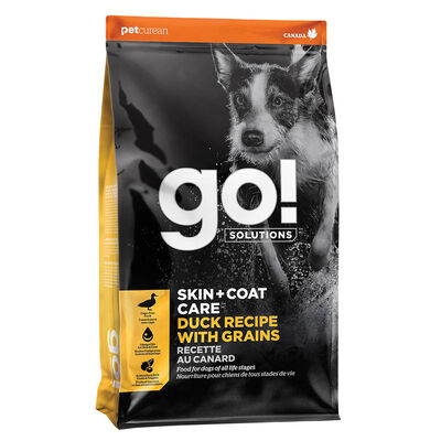 GO! SOLUTIONS, SKIN + COAT CARE Duck Recipe with Grains for dogs - Dry Dog Food