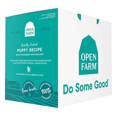 Open Farm, Gently Cooked, Puppy Recipe - Gently Cooked Dog Food