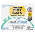 Tidy Cats, LightWeight Free & Clean Unscented Clumping Cat Litter for Multiple Cats image number null