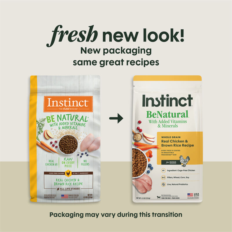 Instinct, Be Natural Dry Dog Chicken & Brown Rice - 2.04 kg - Dry Dog Food image number null