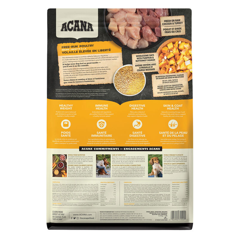 Acana, Adult - Healthy Grains - Free-Run Poultry - Dry Dog Food image number null