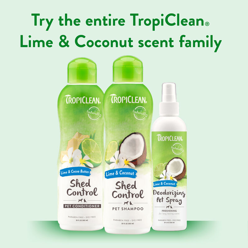 Tropiclean, Lime & Cocoa Butter Shed Control Conditioner image number null