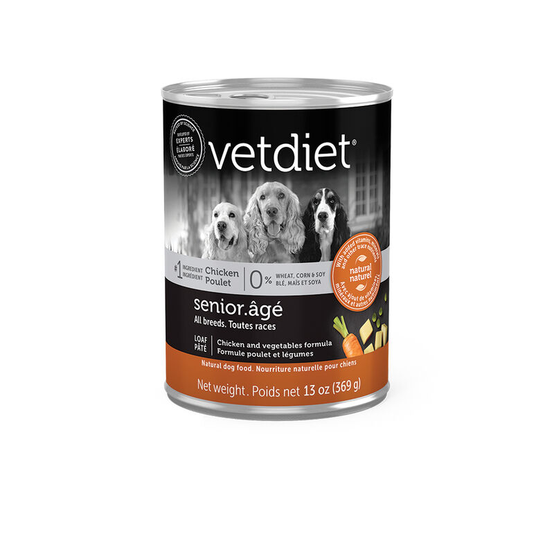 Vetdiet, Can, Senior - Chicken - 369 g - Wet Dog Food image number null