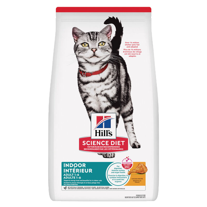 Science Diet, Adult Indoor Chicken Recipe - Dry Cat Food image number null
