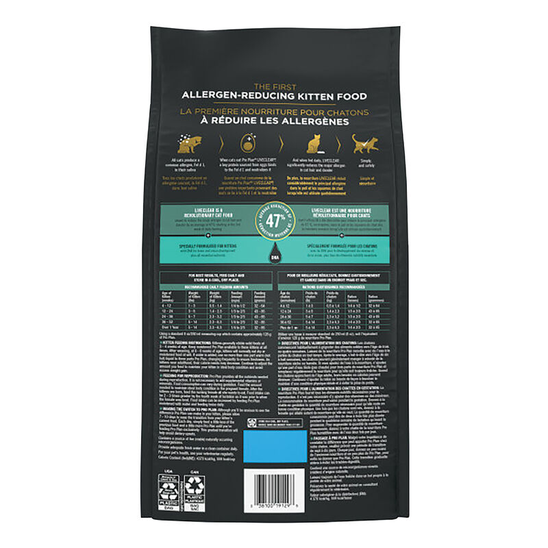 Pro Plan, Live Clear - Chicken & Rice Recipe - Kitten Dry Food image number null