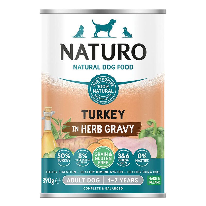 Naturo, Can, Adult - Turkey w/ Gravy - 390 g image number null
