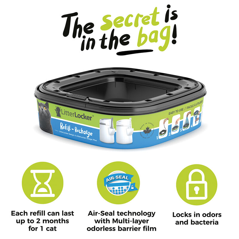 LitterLocker, Design Plus Refill, Pack Of 3 (Up To 2 Months) image number null