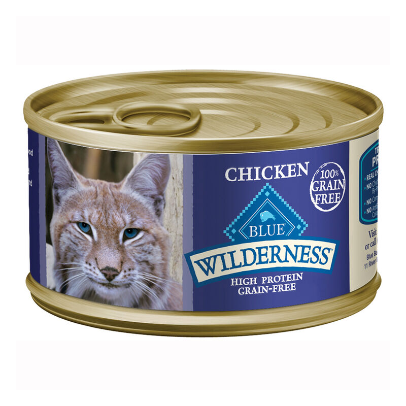 Blue Buffalo, Wilderness, Chicken Canned Cat Food - 165 g - Wet Cat Food image number null