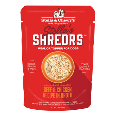 Stella & Chewy's Shredrs Grass Fed Beef & Cage Free Chicken &ndash; Dog Wet Food