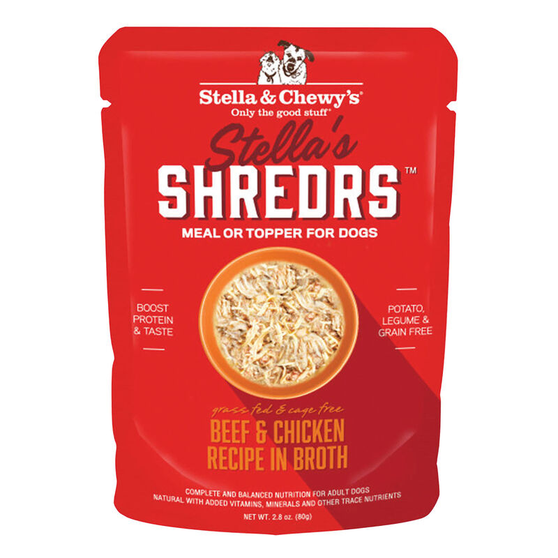 Stella & Chewy's Shredrs Grass Fed Beef & Cage Free Chicken &ndash; Dog Wet Food image number null