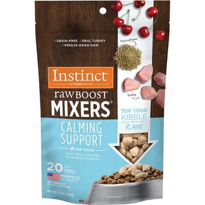 Instinct Raw Boost Mixers - Tranquility Freeze-Dried Dog Food Topper - Turkey