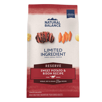 Natural Balance, Adult LID - Sweet Potato and Bison - 9.98 kg