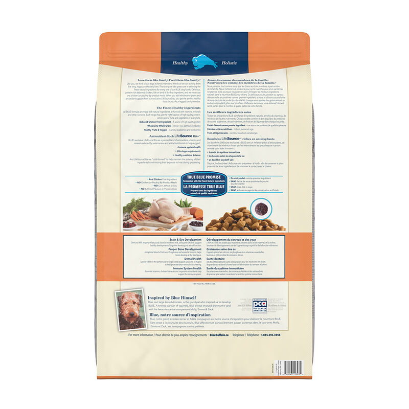 Blue Buffalo, Puppy - LP - LB - Chicken - 6.8 kg - Dry Dog Food image number null