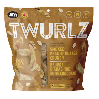 Jay's Tasty Adventures, Twurlz Smoked Peanut Butter - Dog Treats