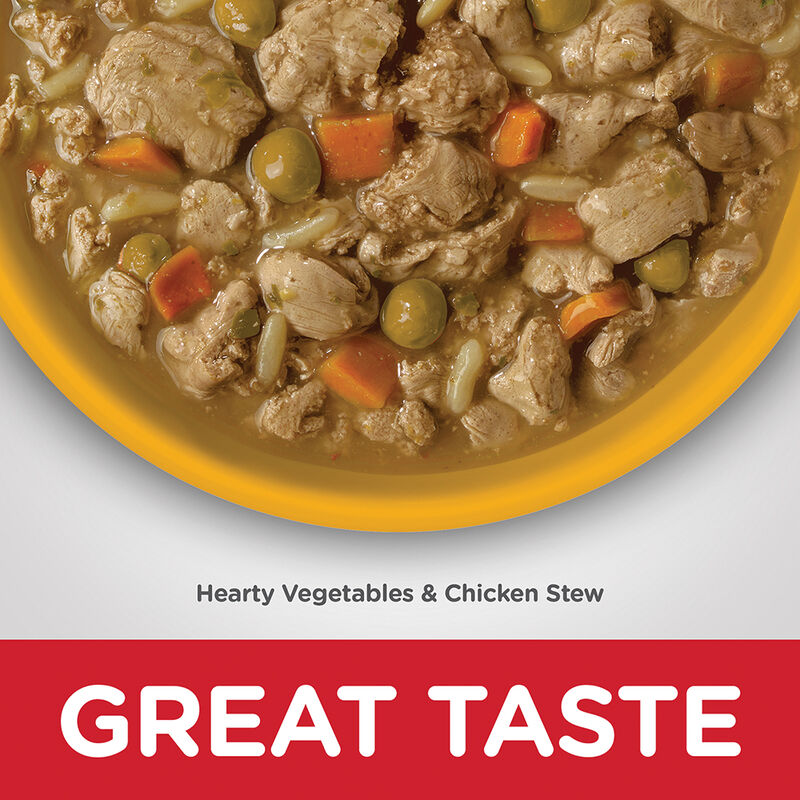Science Diet, Adult Perfect Weight Hearty Vegetable & Chicken Stew Canned Dog Food for healthy weigh image number null