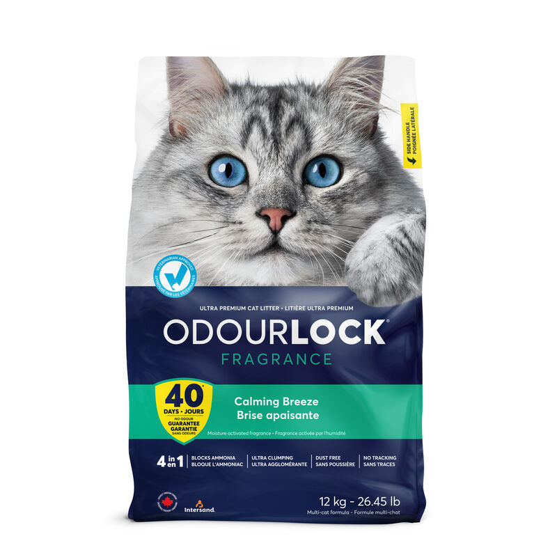 Odourlock Multi-Cat Litter - Calming Breeze Fragrance - 12kg image number null
