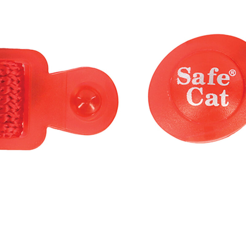 Cat Collar Adjustable Breakaway Snag Proof - Red - 3/8x8-12" image number null