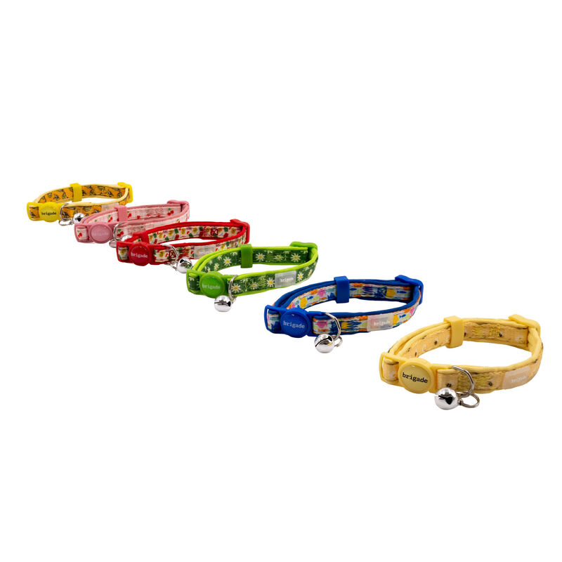 Brigade Neoprene Cat Collar - Cherries image number null