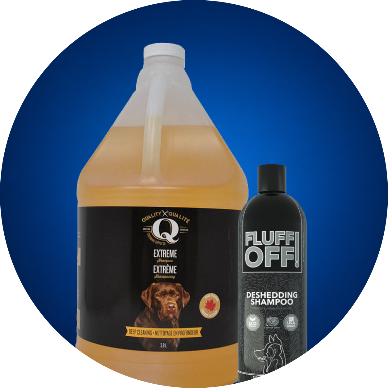 Professional grooming supplies for cats and dogs
