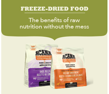 freeze-dried food - the benefits of raw nutrition without the mess
